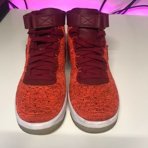Nike AF1 Mid Flyknit orange